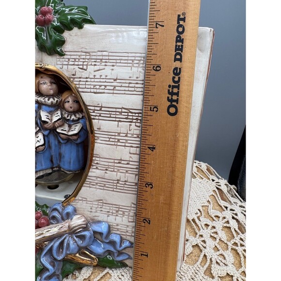 Vintage ‘87 GARRY SHARPE Silent Night Musical Figurine Christmas Music Box RARE - Picture 7 of 9